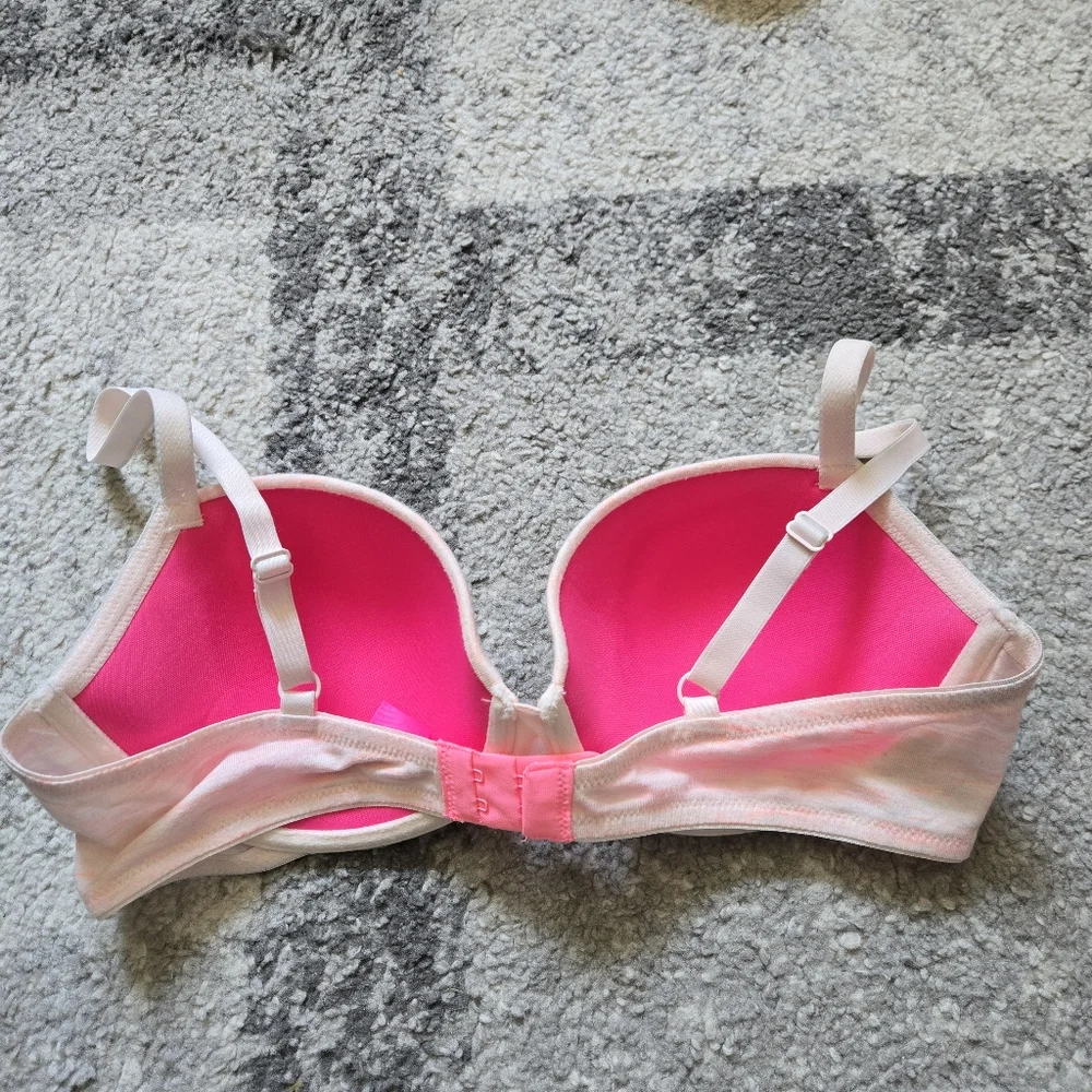 La Senza Remix Lightly Lined Balconnet Highlighter Pink Underwire Bra - Picture 7 of 12